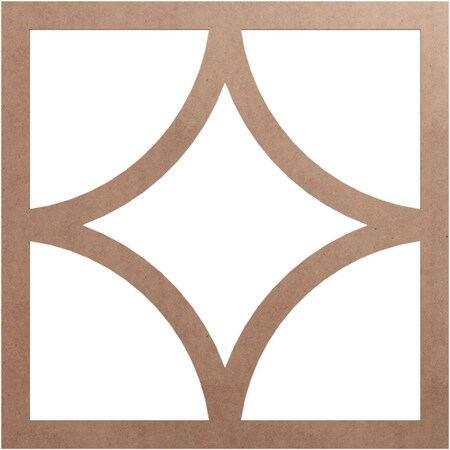 Ekena Millwork Statesman Wood Fretwork Pierced Ceiling Medallion, Wood (Paint Grade), 30"OD x 19 1/4"ID x 3/8"T CMWP30X30X0375STMF